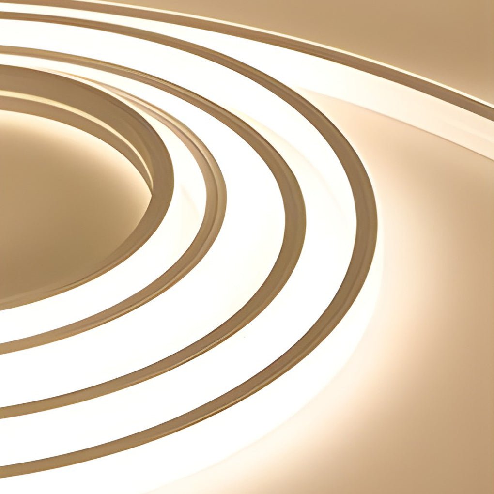 500cm Waterdichte Ingebouwde Siliconen 24V Moderne Flexibele LED Strip Lichten Lineair Licht