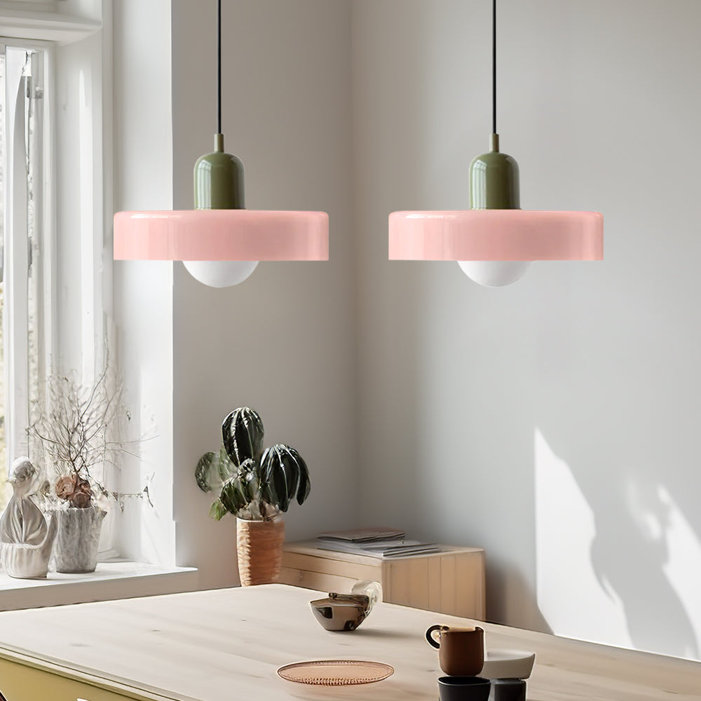 2 Hoofden Moderne Bauhaus Glazen Hanglamp