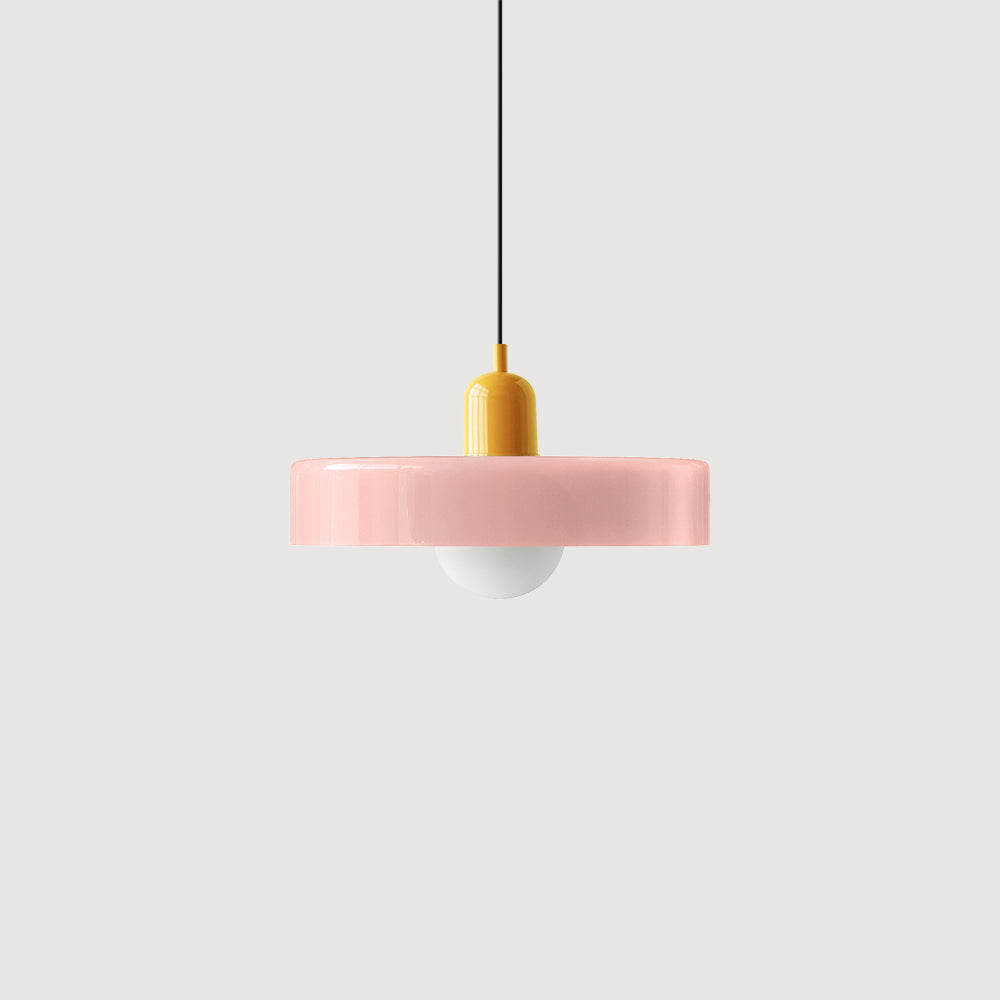 Bauhaus Kleurvolle Glazen Hanglamp - Moderne Design Lamp voor Woonkamer en Eetkamer