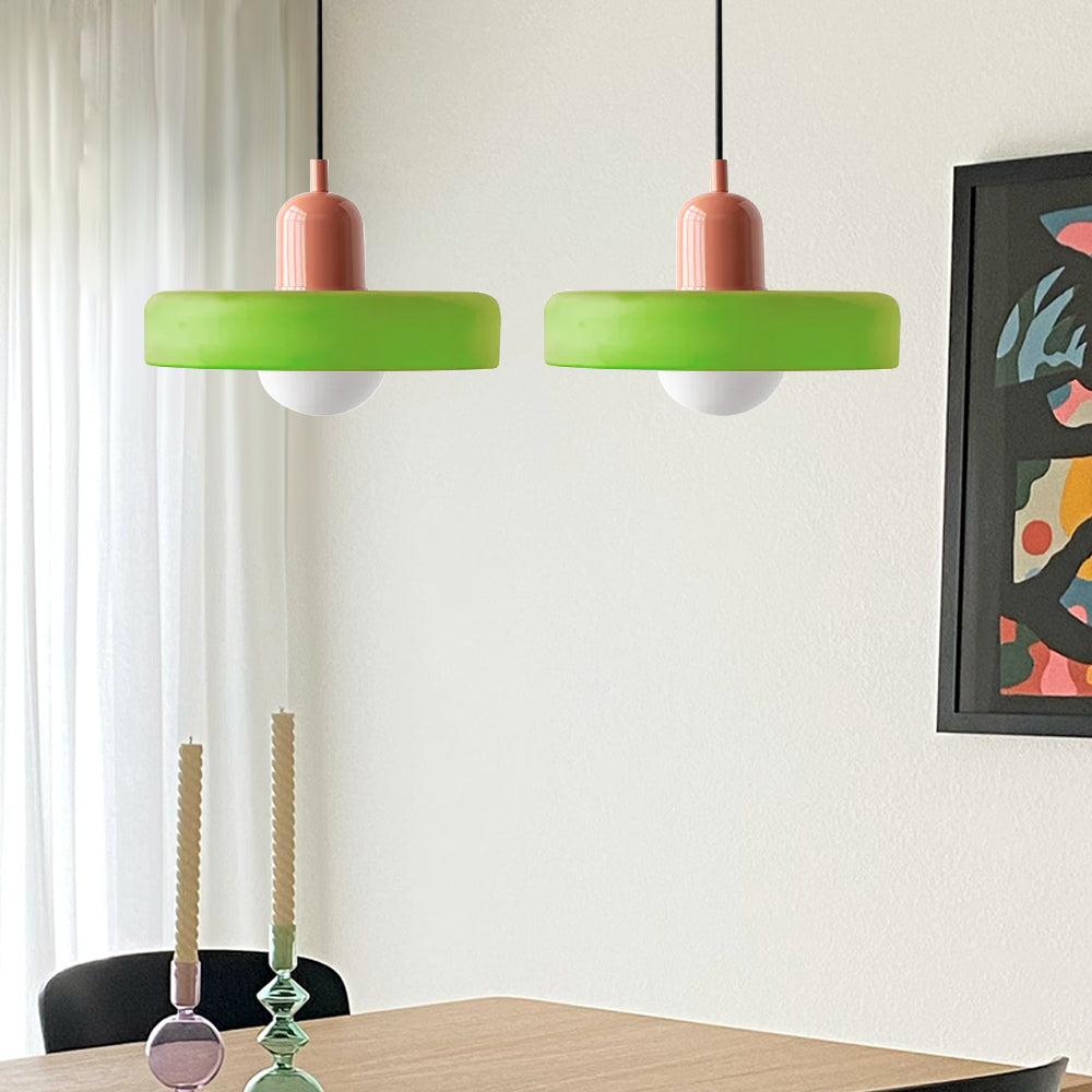 2 Hoofden Moderne Bauhaus Glazen Hanglamp