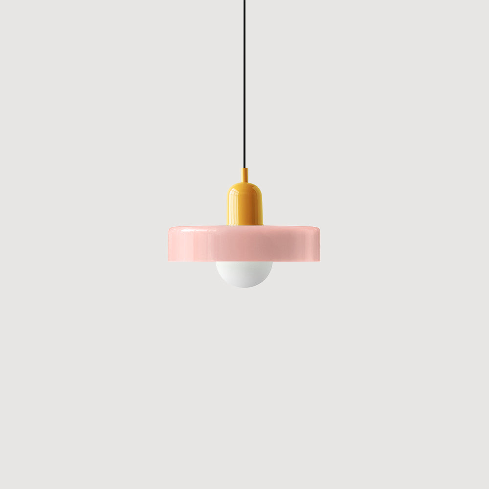 Bauhaus Kleurvolle Glazen Hanglamp - Moderne Design Lamp voor Woonkamer en Eetkamer