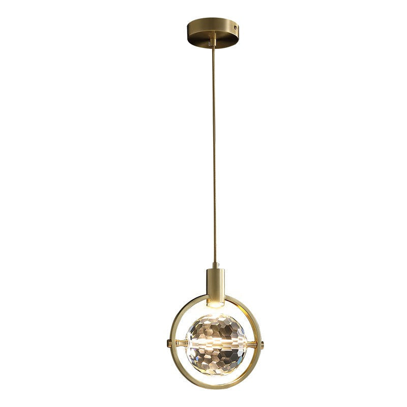 Moderne Ring Kristallen LED Hanglamp