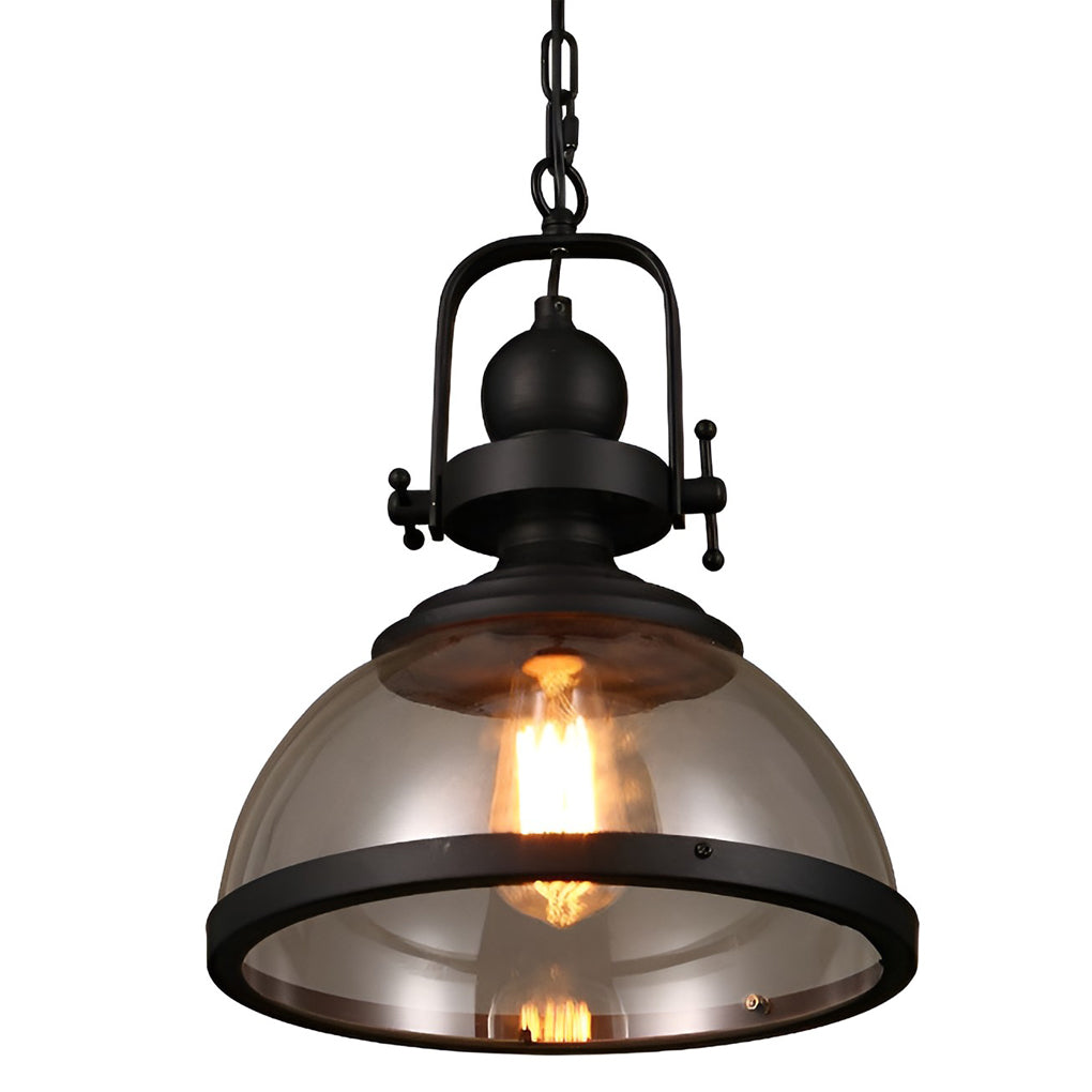 Antiek Glas IJzer Retro Industriële Kroonluchters Hangende Plafondlampen