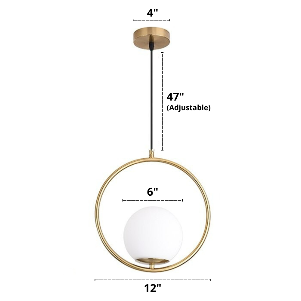 Moderne Nordic Glazen Hanglampen