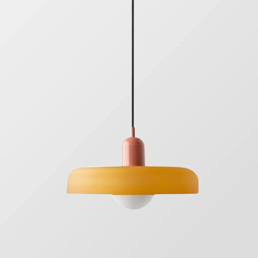 NordicGlass Plafondhanglamp - Scandinavische Designlamp met Verstelbare Hoogte en Glazen Kap