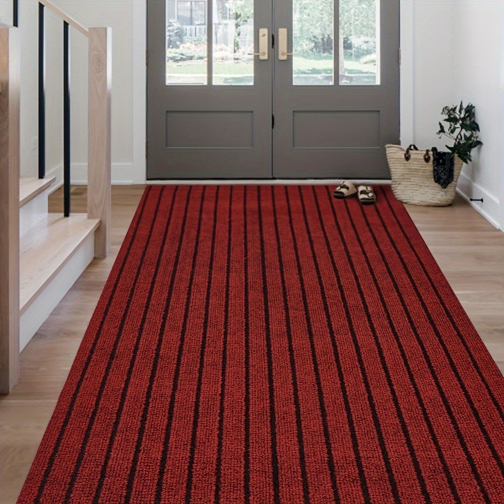 Antislip Lange Loper – Wasbare Tapijt met Rubberen Onderkant voor Binnen & Buiten | Perfect voor Hal & Balkon