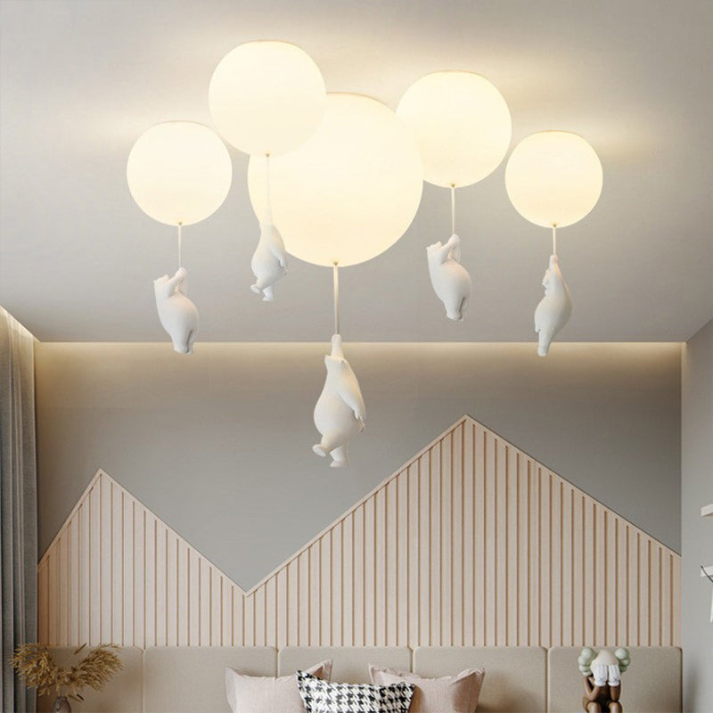 SkyDream Kinder Plafondlamp met Beer en Ballon - Speels Design en Energiezuinige LED Verlichting