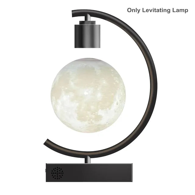 MoonGlide - Zwevende Maanlamp met LED-verlichting | Dimbare Magische Sfeerverlichting voor Woonkamers & Kantoren