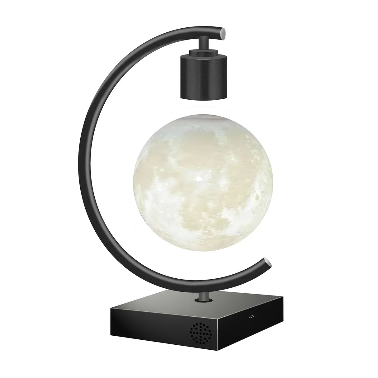 MoonGlide - Zwevende Maanlamp met LED-verlichting | Dimbare Magische Sfeerverlichting voor Woonkamers & Kantoren