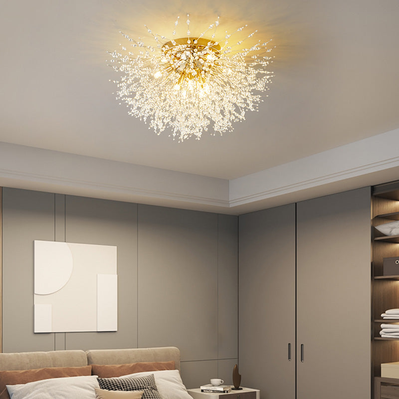 Luna Elegante LED Hanglamp - Luxe Witte en Gouden Verlichting voor Woonkamer en Eetkamer