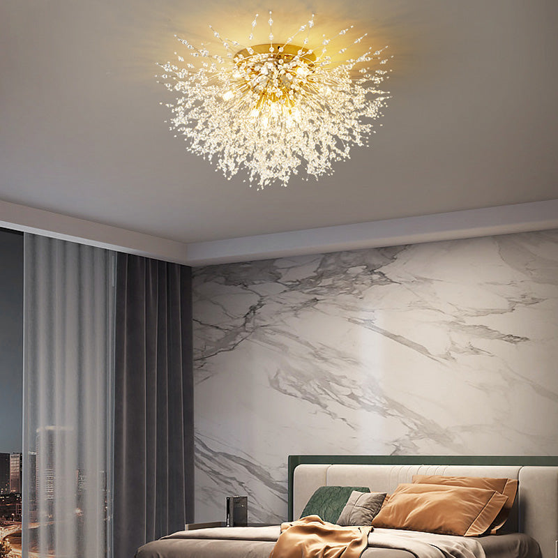 Luna Elegante LED Hanglamp - Luxe Witte en Gouden Verlichting voor Woonkamer en Eetkamer