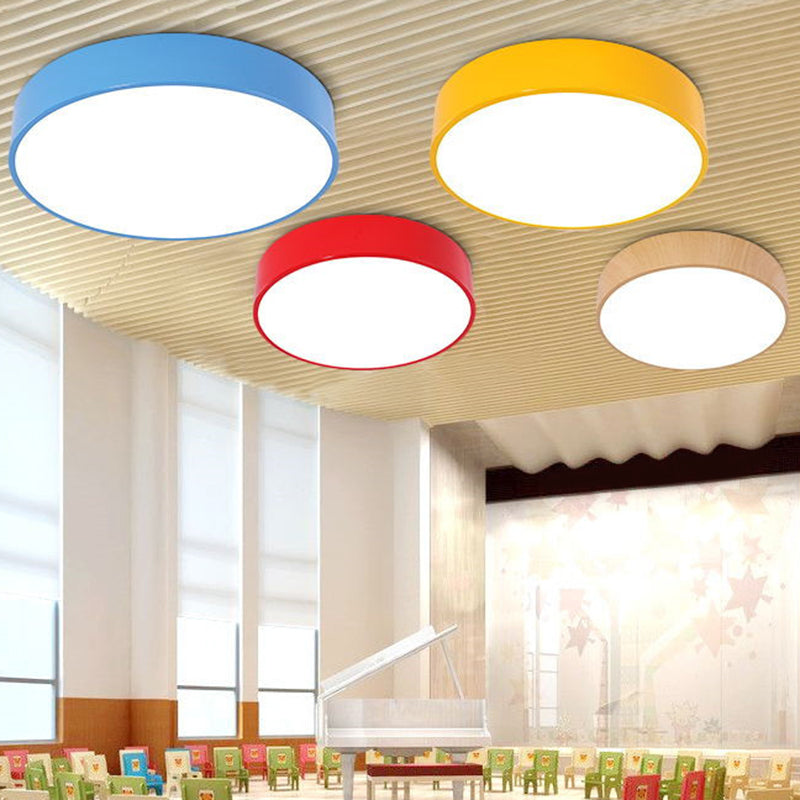 Kinderkamer LED Plafondlamp - Kleurrijk Design met Dimbare Verlichting en Afstandsbediening