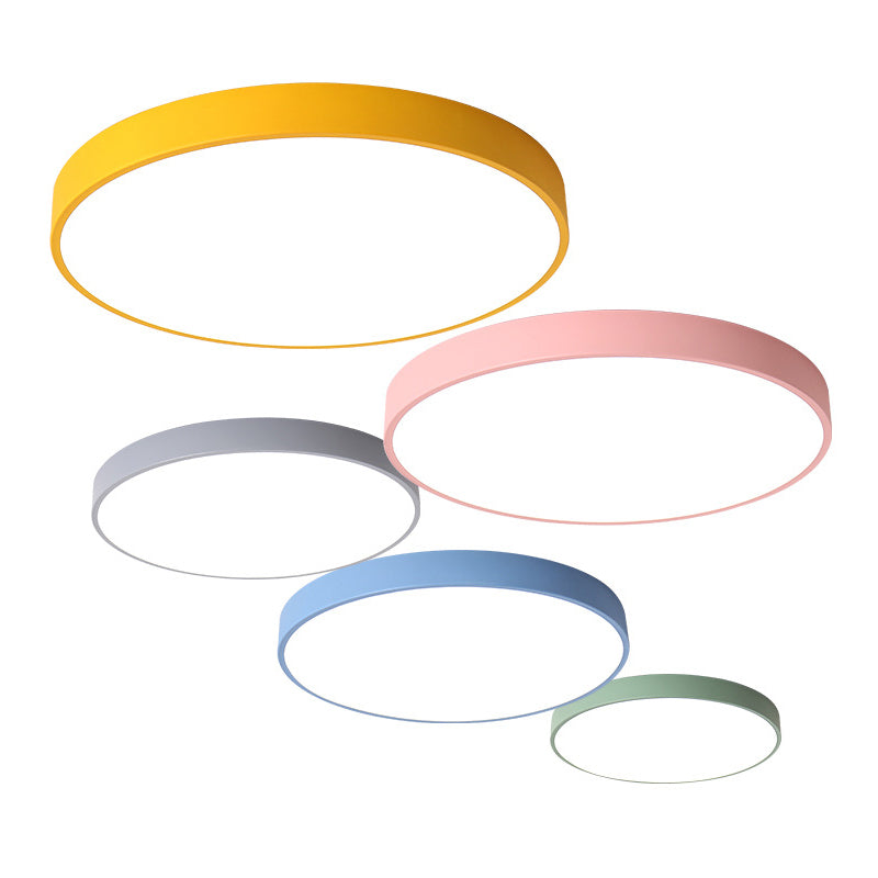 Kinderkamer LED Plafondlamp - Kleurrijk Design met Dimbare Verlichting en Afstandsbediening