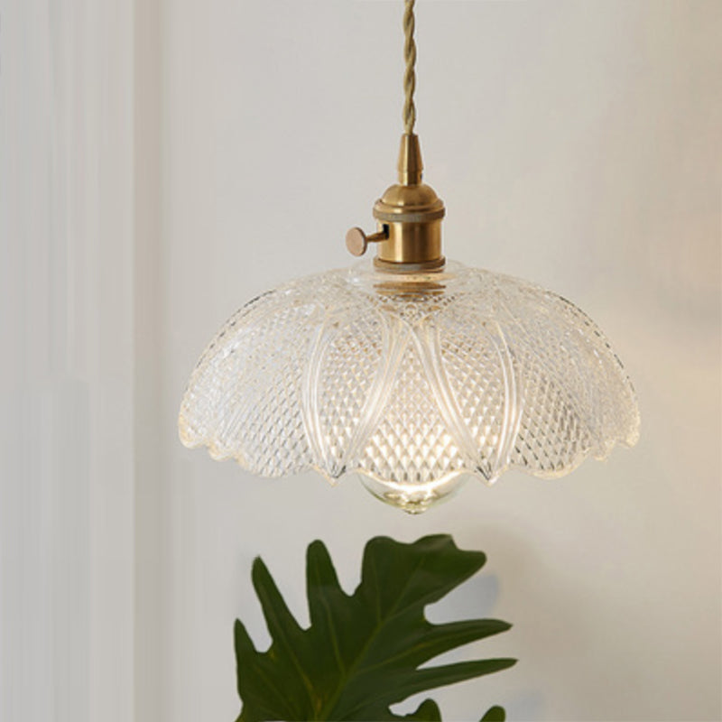 Industrieel Verfijnde Glazen Hanglamp | Luxe Lichtarmatuur voor Restaurant & Eetkamer | E27 Fitting Geschikt voor LED