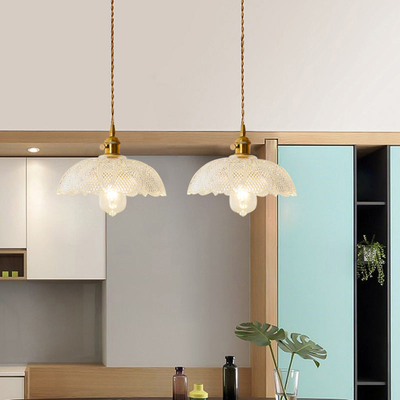 Industrieel Verfijnde Glazen Hanglamp | Luxe Lichtarmatuur voor Restaurant & Eetkamer | E27 Fitting Geschikt voor LED