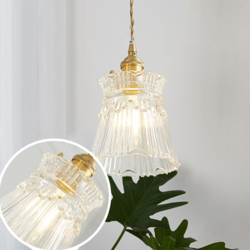 Industrieel Verfijnde Glazen Hanglamp | Luxe Lichtarmatuur voor Restaurant & Eetkamer | E27 Fitting Geschikt voor LED