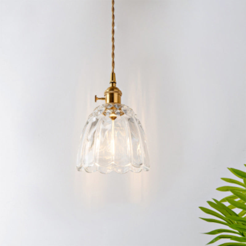 Industrieel Verfijnde Glazen Hanglamp | Luxe Lichtarmatuur voor Restaurant & Eetkamer | E27 Fitting Geschikt voor LED