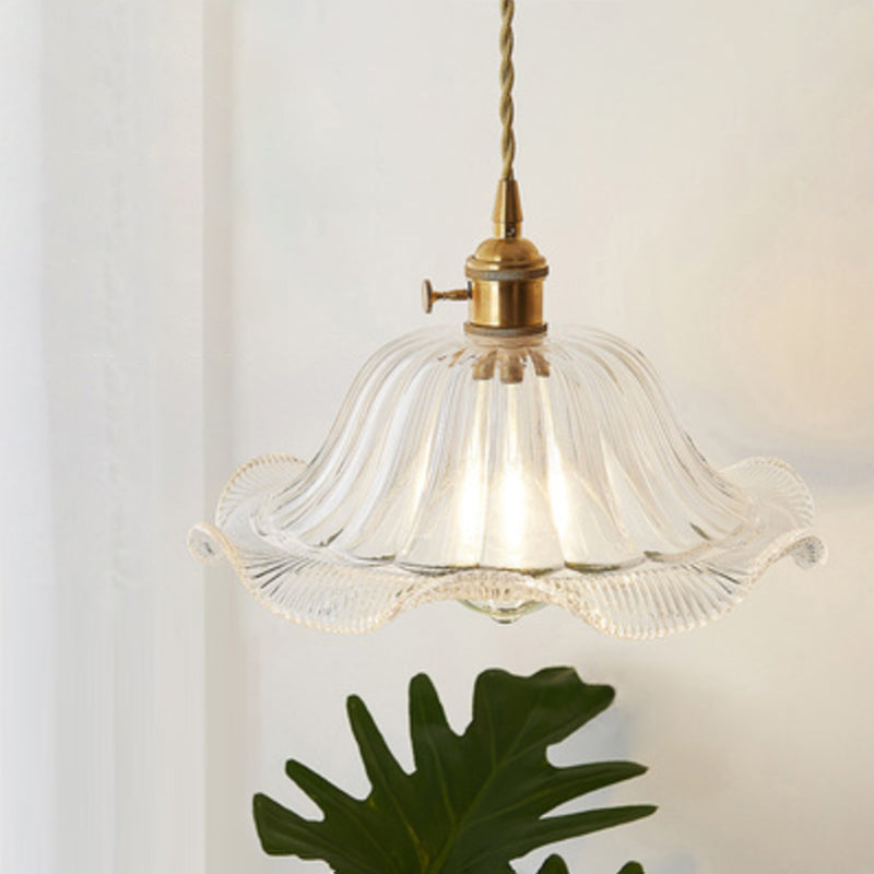 Industrieel Verfijnde Glazen Hanglamp | Luxe Lichtarmatuur voor Restaurant & Eetkamer | E27 Fitting Geschikt voor LED