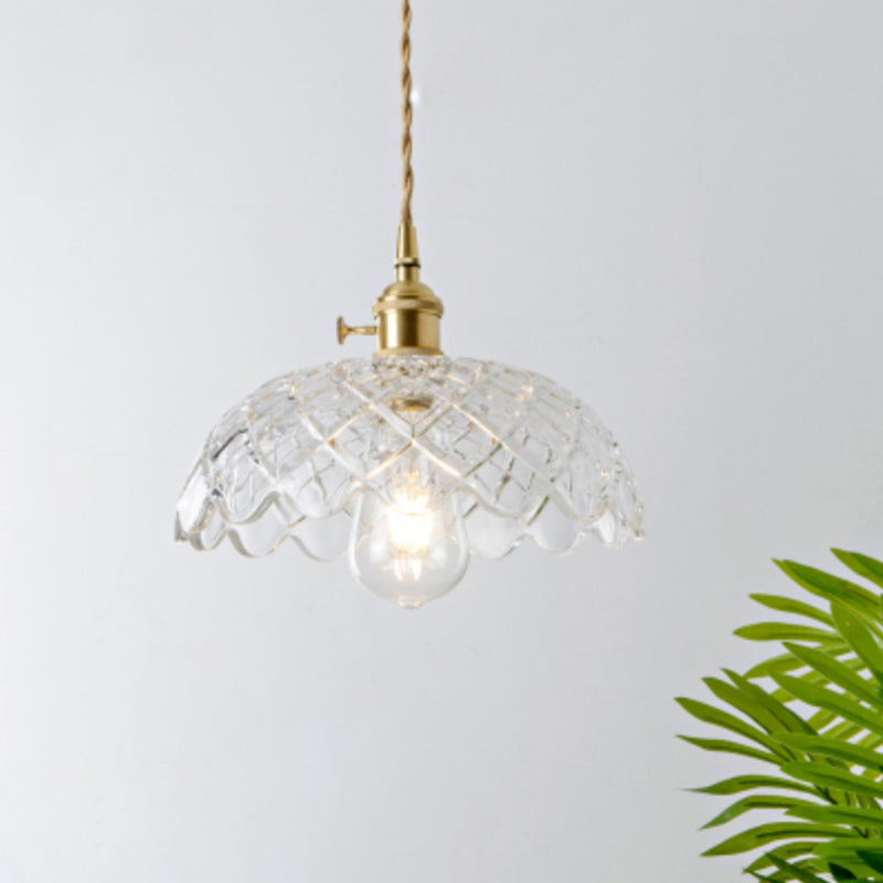 Industrieel Verfijnde Glazen Hanglamp | Luxe Lichtarmatuur voor Restaurant & Eetkamer | E27 Fitting Geschikt voor LED