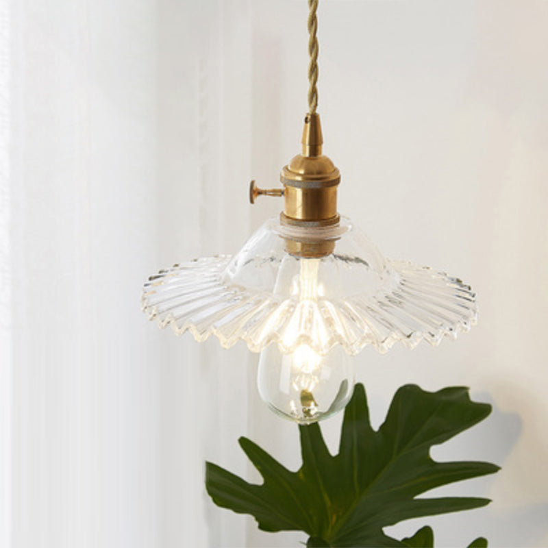 Industrieel Verfijnde Glazen Hanglamp | Luxe Lichtarmatuur voor Restaurant & Eetkamer | E27 Fitting Geschikt voor LED