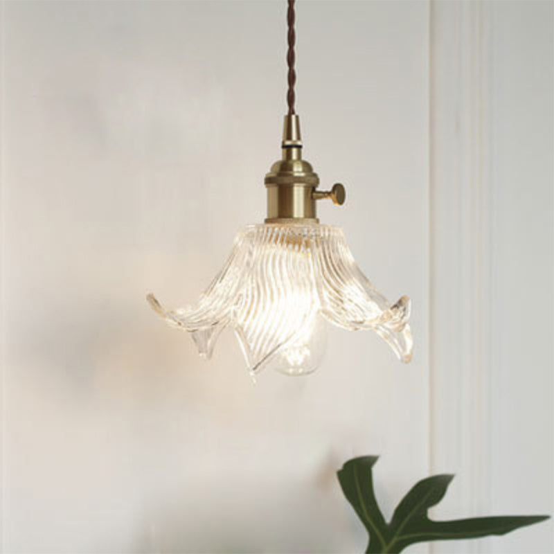 Industrieel Verfijnde Glazen Hanglamp | Luxe Lichtarmatuur voor Restaurant & Eetkamer | E27 Fitting Geschikt voor LED