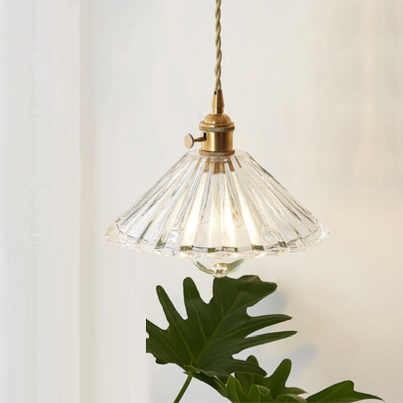 Industrieel Verfijnde Glazen Hanglamp | Luxe Lichtarmatuur voor Restaurant & Eetkamer | E27 Fitting Geschikt voor LED