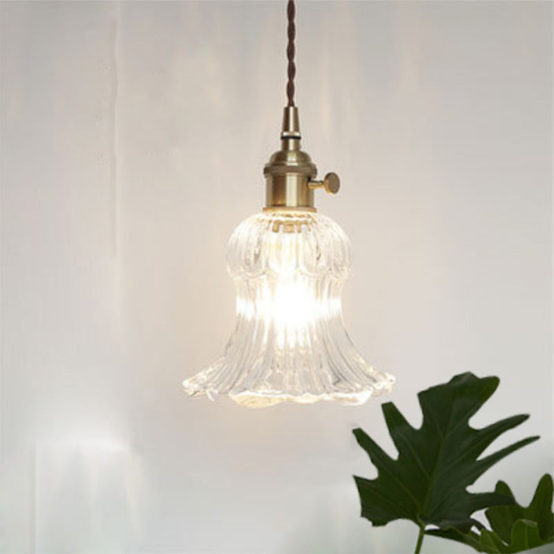 Industrieel Verfijnde Glazen Hanglamp | Luxe Lichtarmatuur voor Restaurant & Eetkamer | E27 Fitting Geschikt voor LED