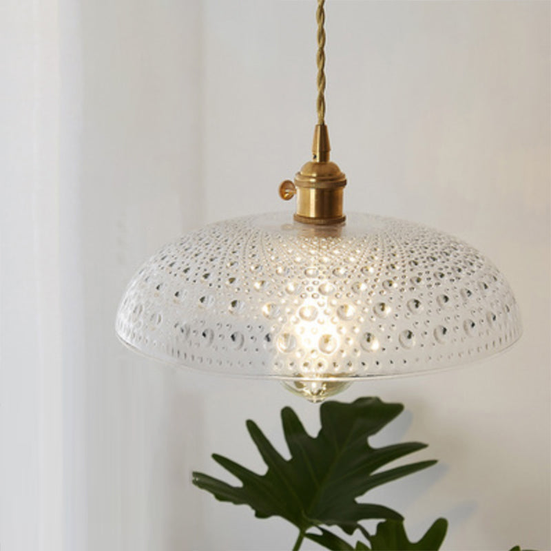 Industrieel Verfijnde Glazen Hanglamp | Luxe Lichtarmatuur voor Restaurant & Eetkamer | E27 Fitting Geschikt voor LED