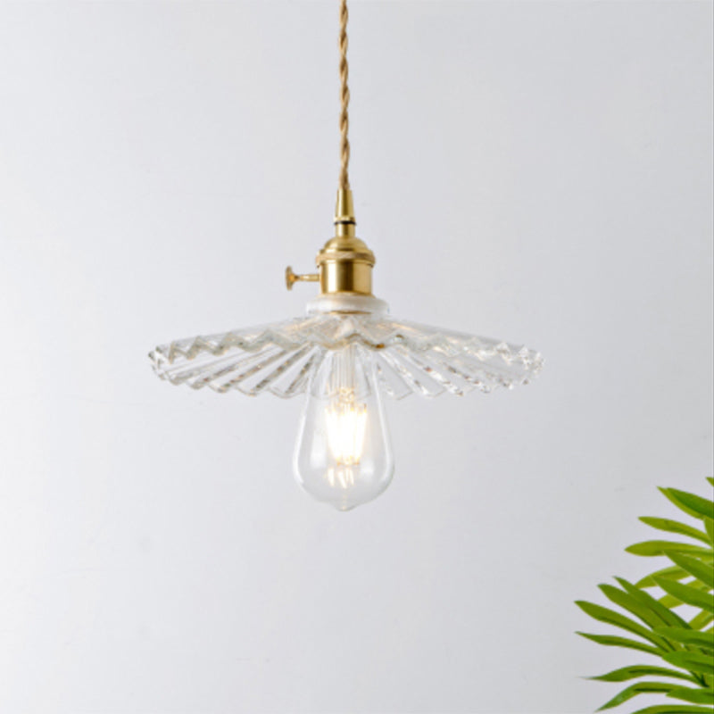 Industrieel Verfijnde Glazen Hanglamp | Luxe Lichtarmatuur voor Restaurant & Eetkamer | E27 Fitting Geschikt voor LED