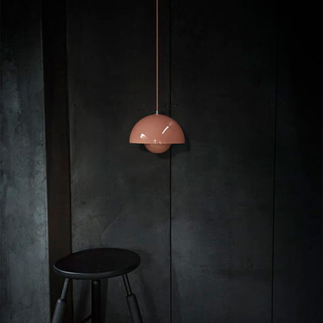 Scandinavische Hanglamp - Elegante 1-Licht Halfronde Verlichting voor Woonkamer en Slaapkamer