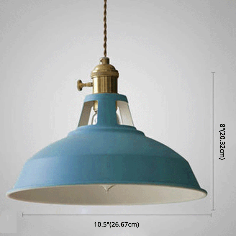 Industriële Retro Hanglamp Metaal 1-Lichts | Vintage Hanglamp Voor Restaurant & Eetkamer | E27 LED Geschikt