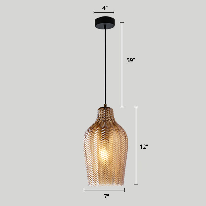 Glazen Hanglamp Modern Scandinavisch Ontwerp