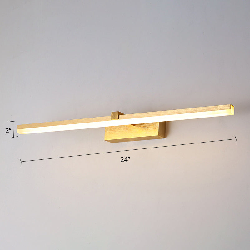 Gouden Badkamerlamp LED Modern Ontwerp