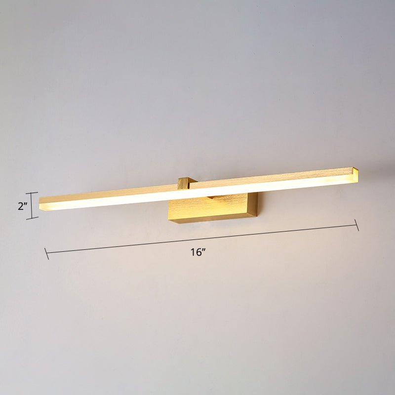Gouden Badkamerlamp LED Modern Ontwerp
