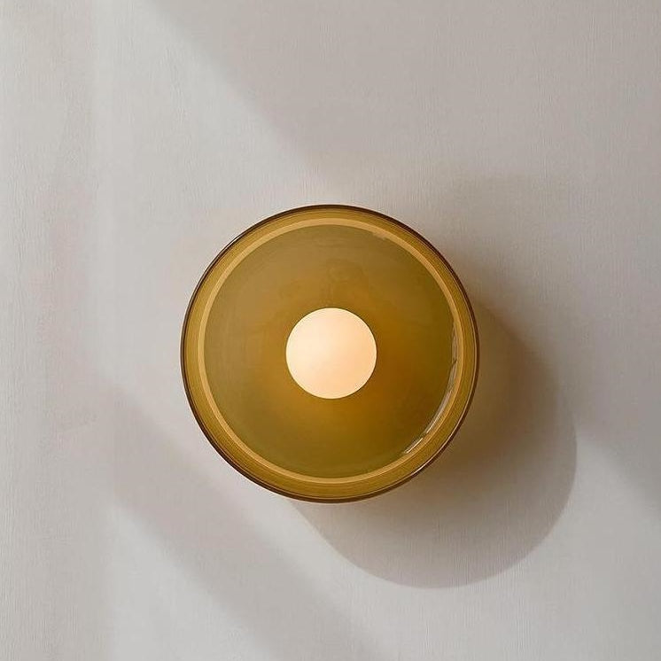 Glazen Ronde LED Plafondlamp