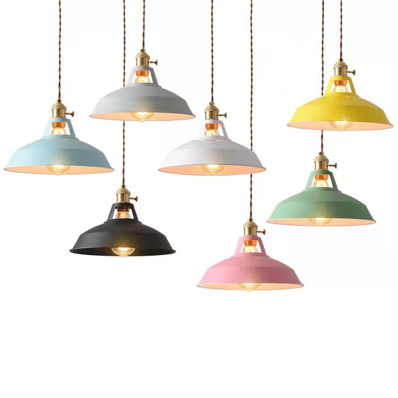 Industriële Retro Hanglamp Metaal 1-Lichts | Vintage Hanglamp Voor Restaurant & Eetkamer | E27 LED Geschikt