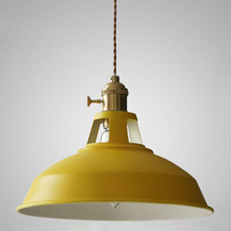 Industriële Retro Hanglamp Metaal 1-Lichts | Vintage Hanglamp Voor Restaurant & Eetkamer | E27 LED Geschikt