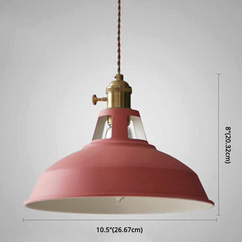 Industriële Retro Hanglamp Metaal 1-Lichts | Vintage Hanglamp Voor Restaurant & Eetkamer | E27 LED Geschikt