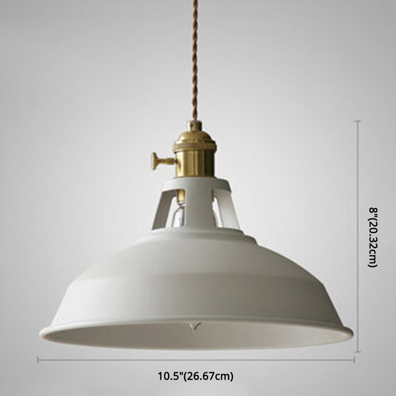 Industriële Retro Hanglamp Metaal 1-Lichts | Vintage Hanglamp Voor Restaurant & Eetkamer | E27 LED Geschikt