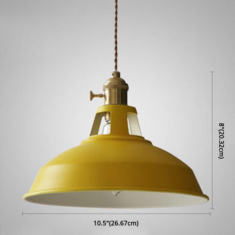 Industriële Retro Hanglamp Metaal 1-Lichts | Vintage Hanglamp Voor Restaurant & Eetkamer | E27 LED Geschikt
