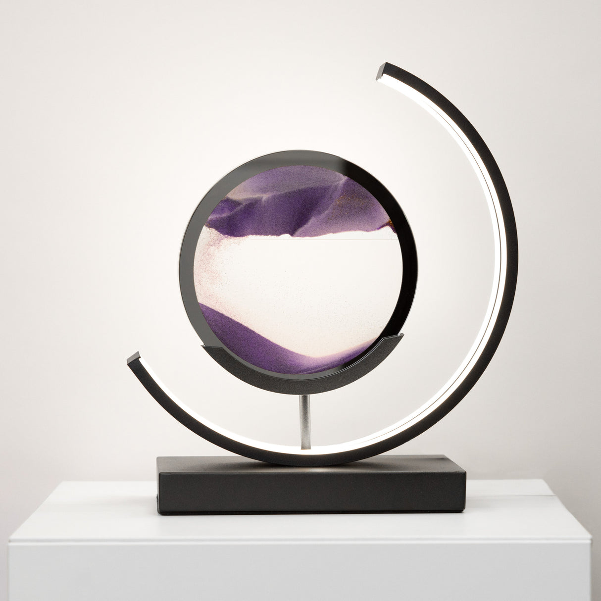 Minimalistische Tafellamp - Moderne Verlichting met Uniek Zandkunst Ontwerp voor Elk Interieur