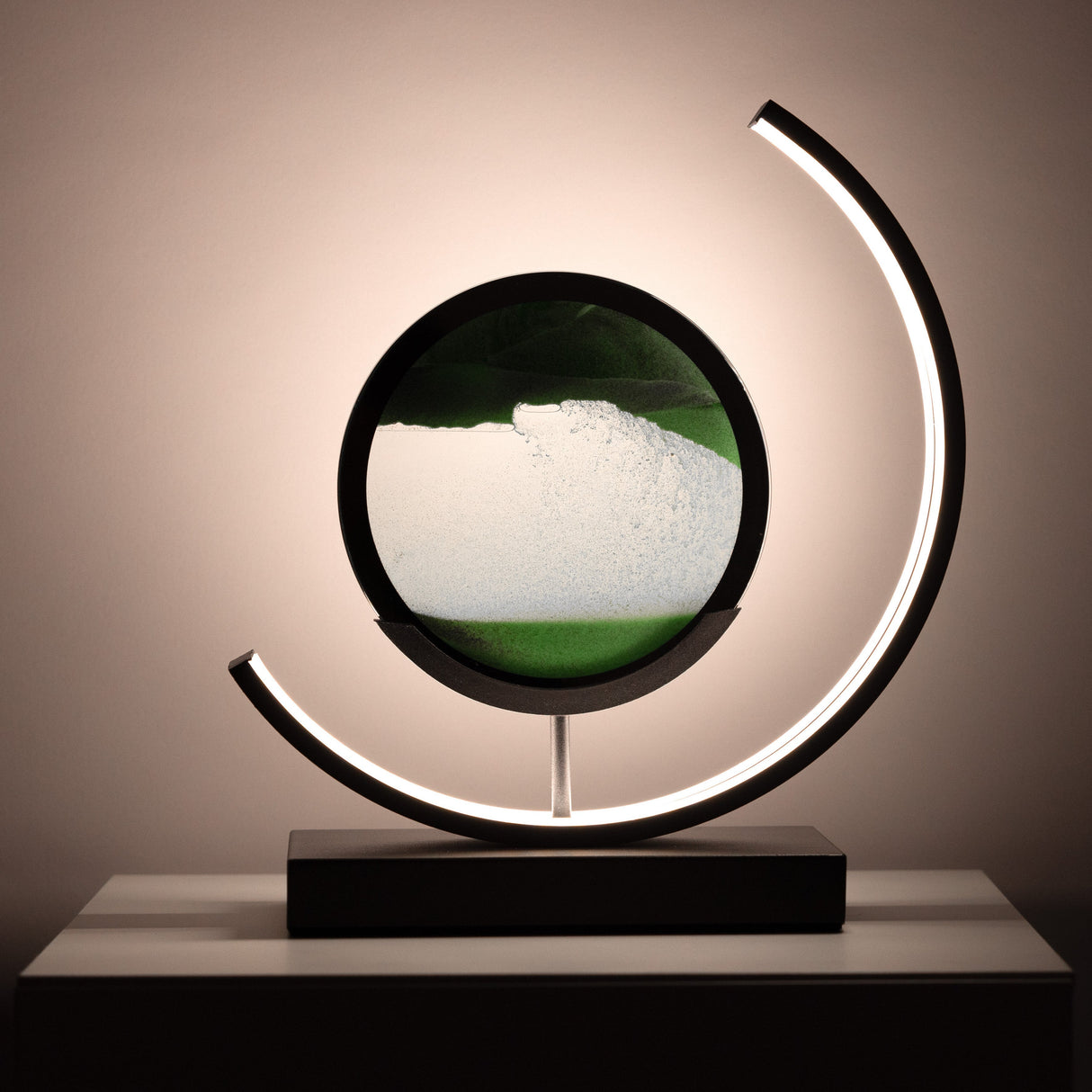 Minimalistische Tafellamp - Moderne Verlichting met Uniek Zandkunst Ontwerp voor Elk Interieur