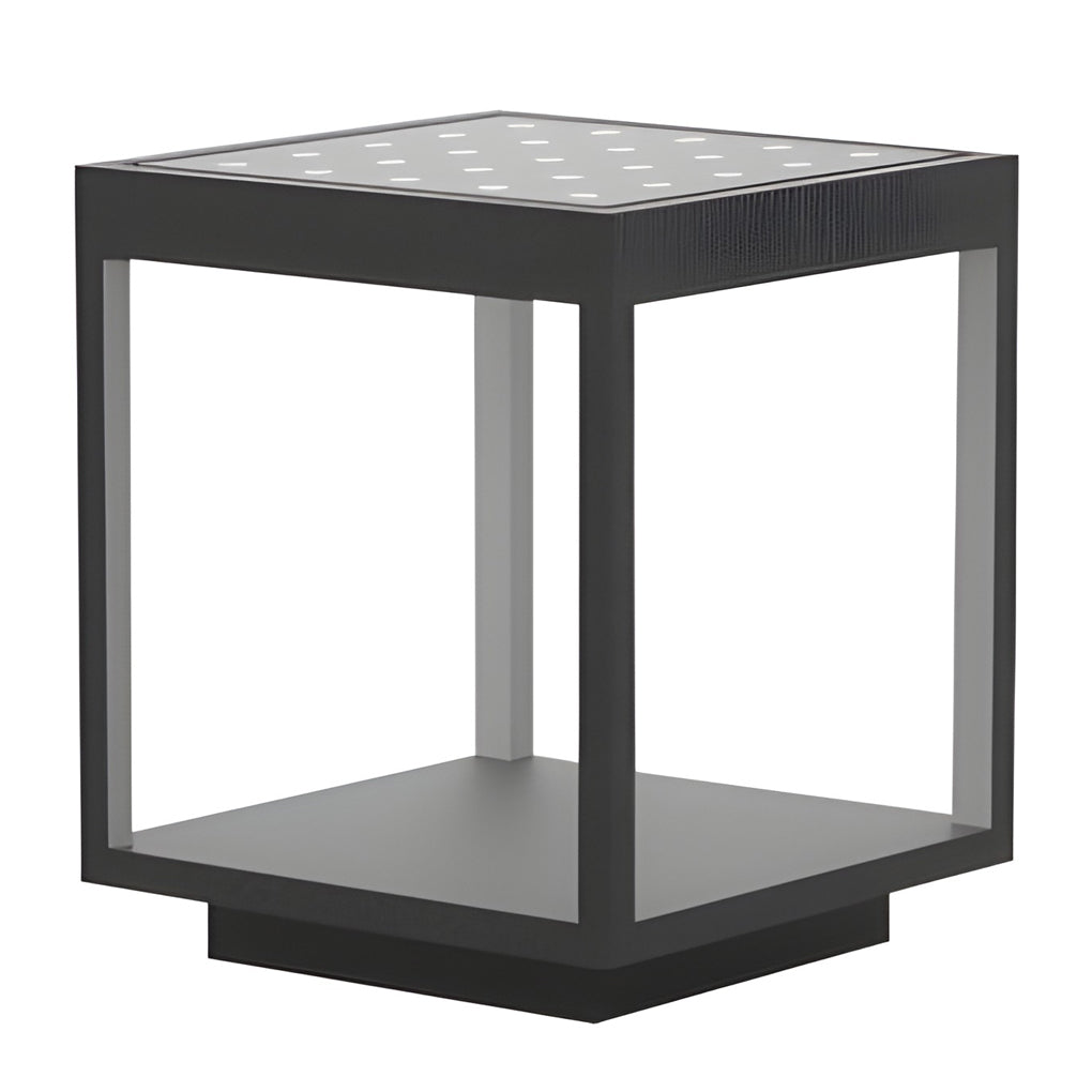 Vierkante Waterdichte LED Moderne Solar Post Cap Lichten Schuttingpaal Lampen