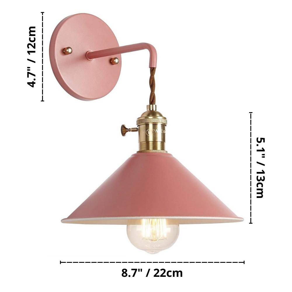 Kleurrijke Vintage Wandlampen