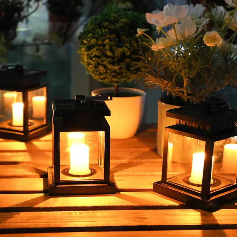 Zonne-LED Lantaarn - Stijlvolle Verlichting voor Buiten met Milieuvriendelijke Energie