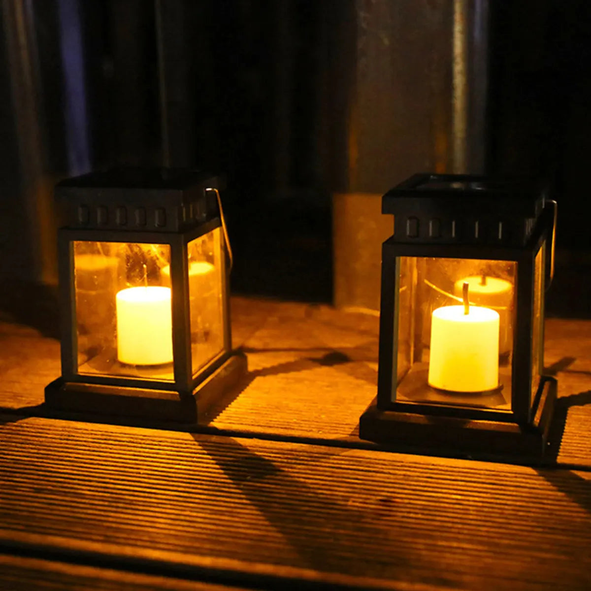 Zonne-LED Lantaarn - Stijlvolle Verlichting voor Buiten met Milieuvriendelijke Energie