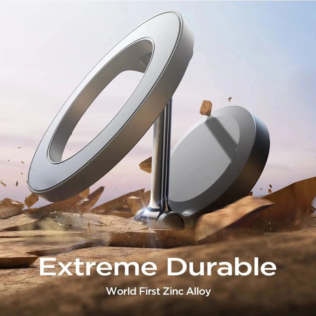 360° Magnetische Telefoonhouder voor Auto - Verstelbaar, Compact en Opvouwbaar