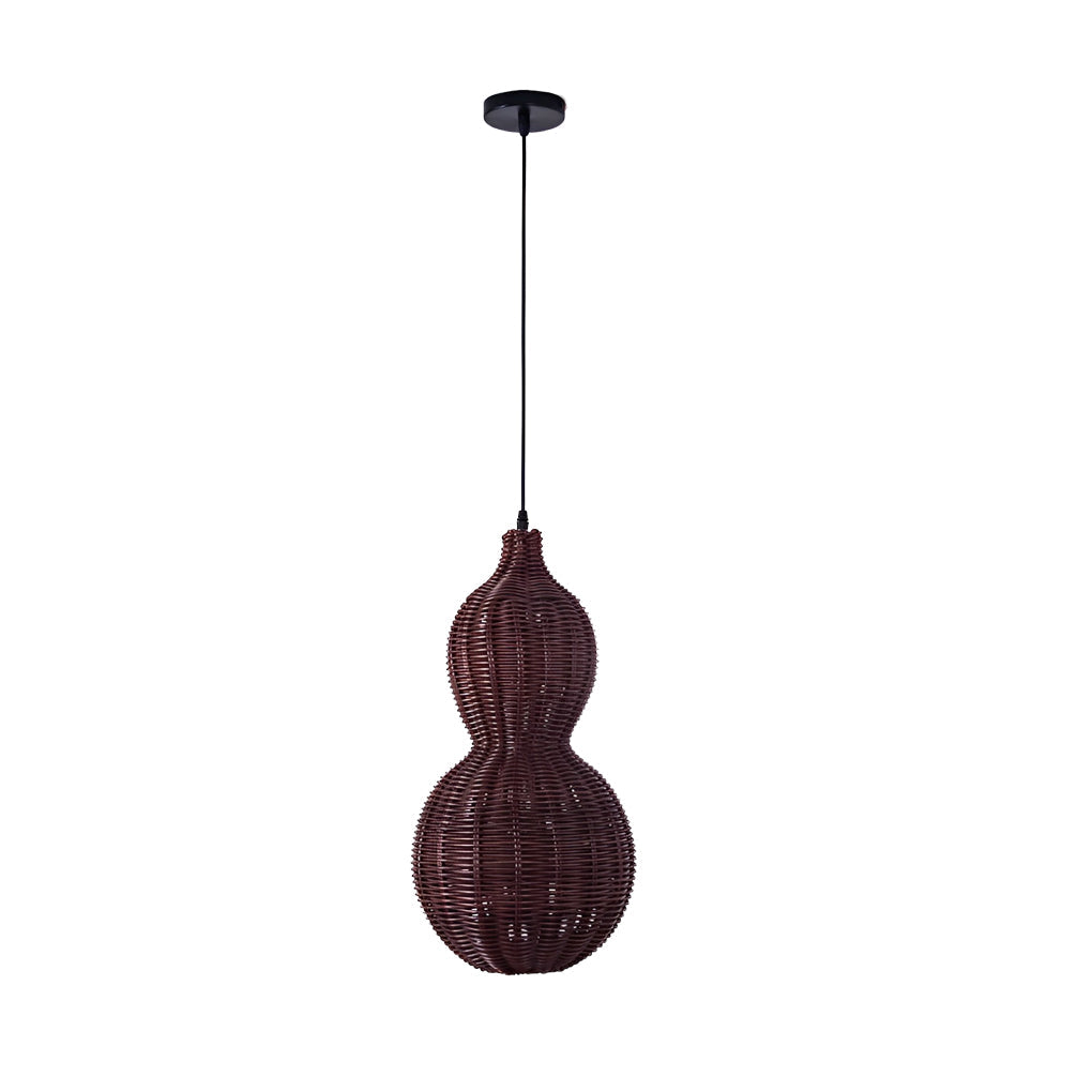 Rotan Kalebas Waterdichte Retro Buiten Kroonluchter Veranda Verlichting Wandlamp