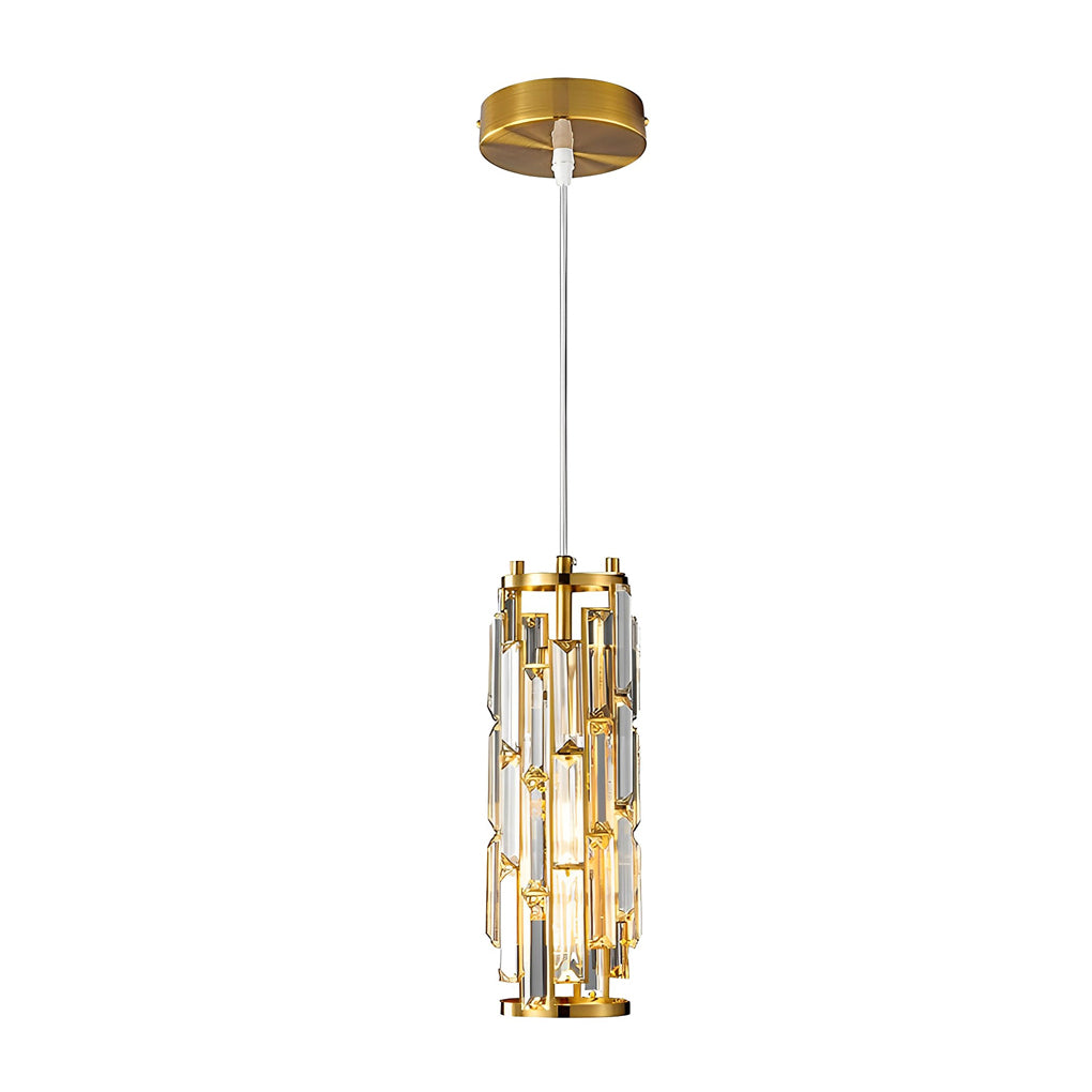 Stuk Creatieve IJzeren Kristallen Glas Industriële Stijl Kroonluchter Hanglampen