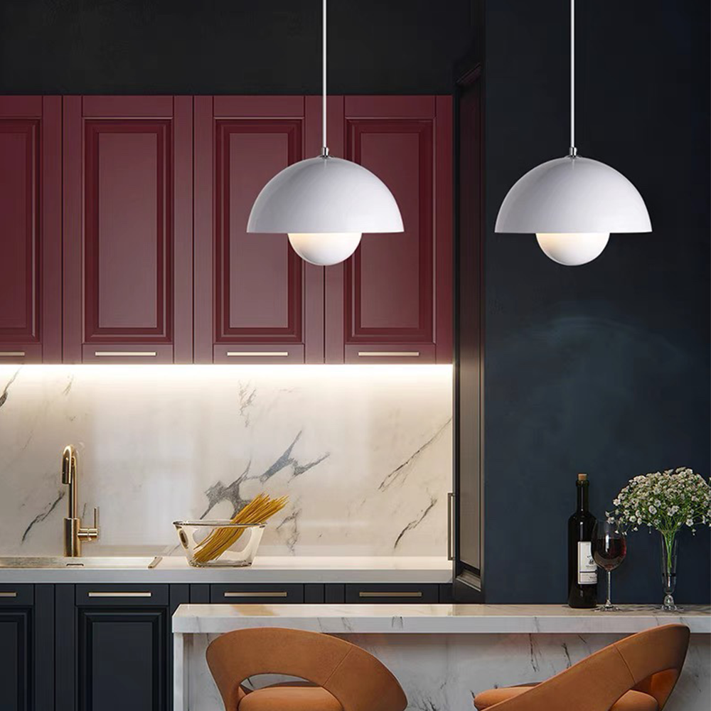 Vintage Hanglamp Meerdere Kleuren Paddenstoelvormige Hanglampen